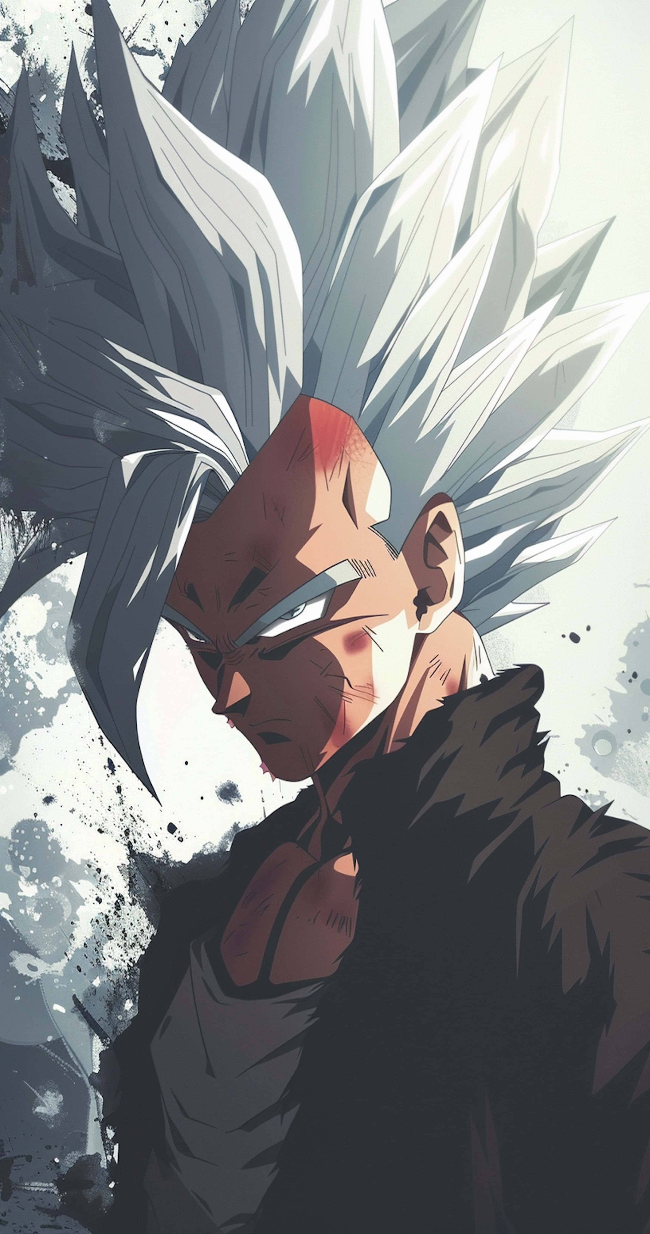 Beast Gohan, 4K, spiky silver hair, 4K Phone Wallpaper