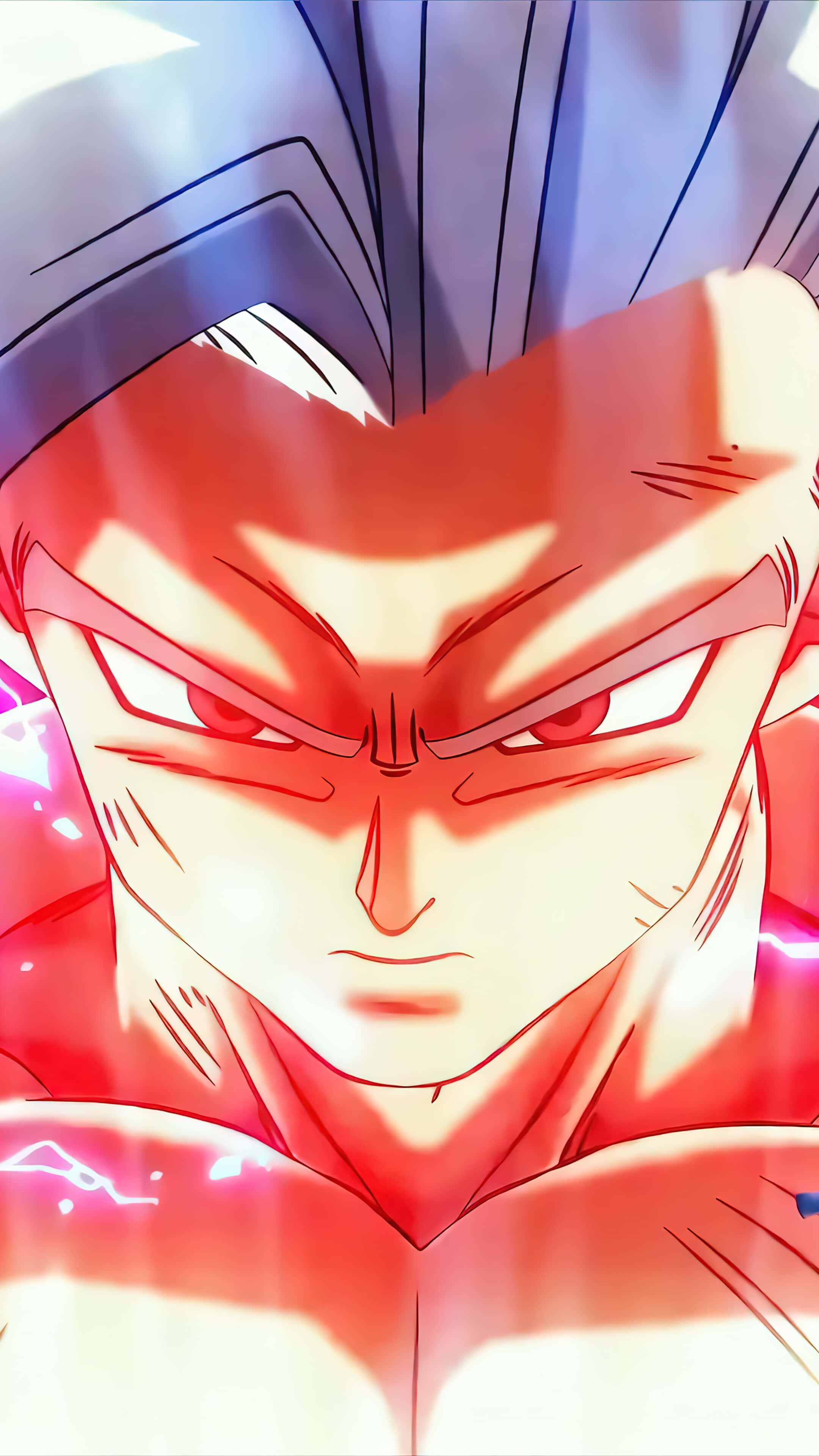 Beast Gohan, 4K, glowing red eyes, 4K Phone Wallpaper