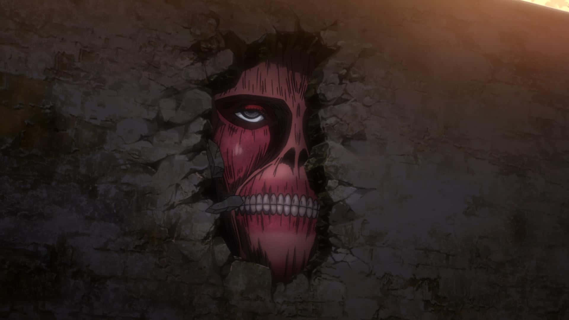 Beast Titan, pink-skinned, single visible eye, Full HD Desktop Wallpaper