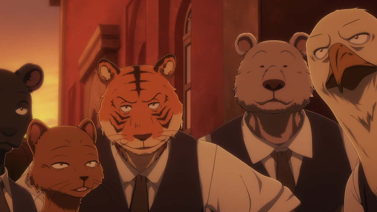 Beastars, animal students, suits, HD Desktop Wallpaper