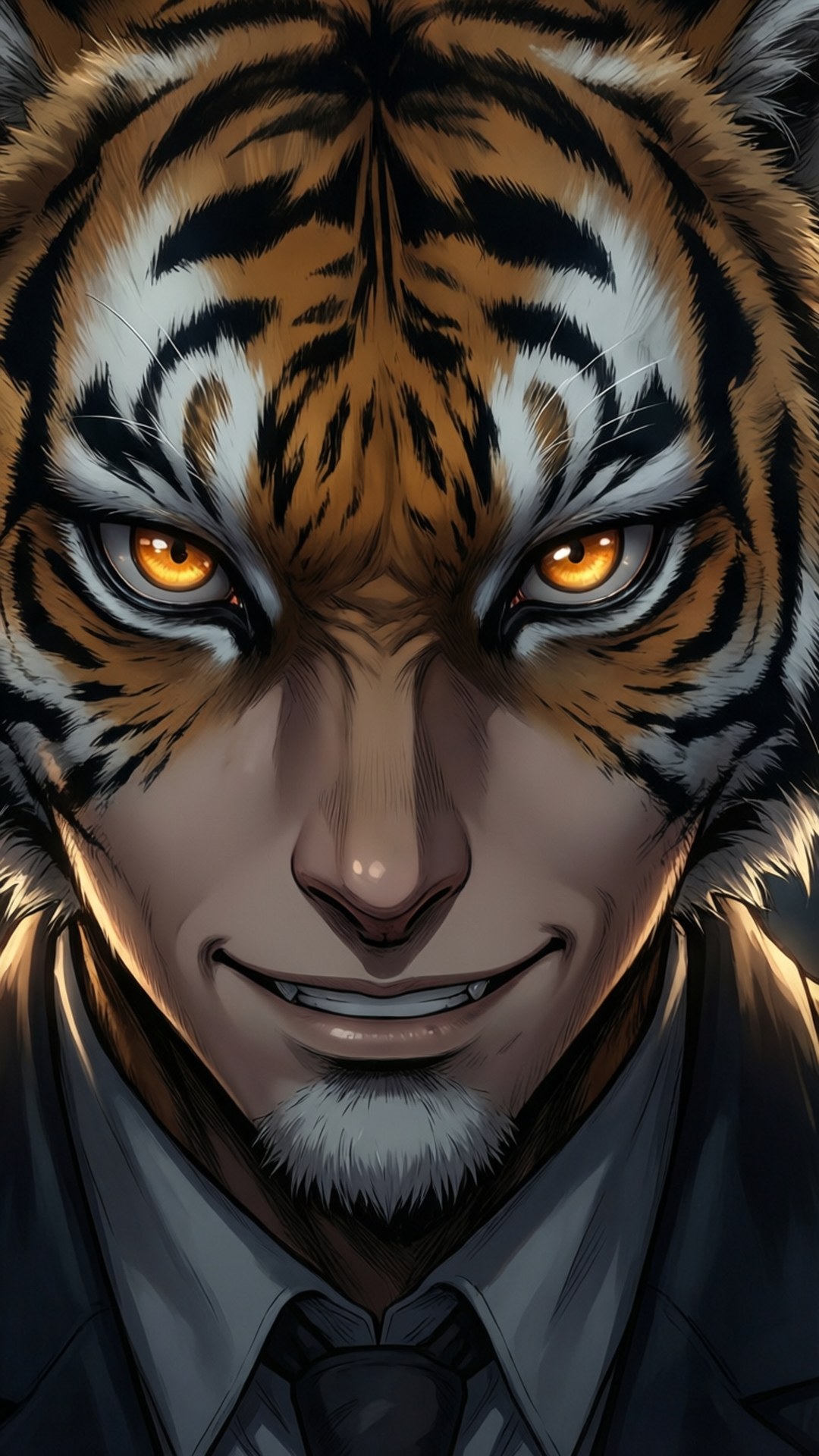 Bill, Beastars, amber eyes, Full HD Phone Wallpaper