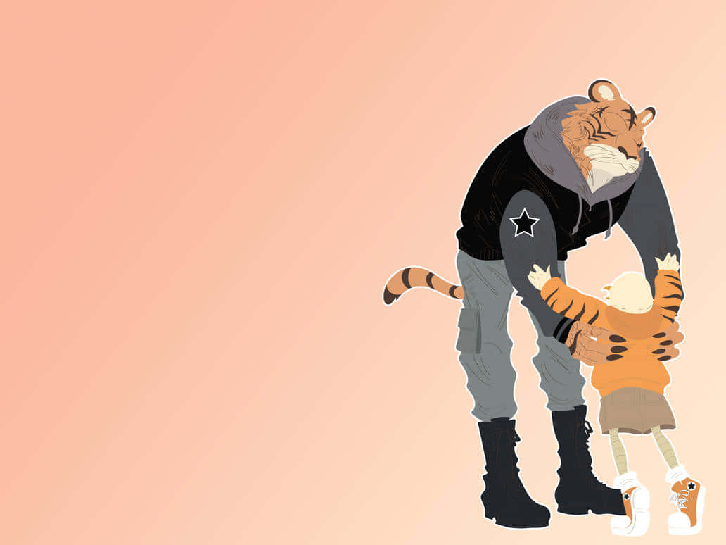 Beastars Bill, tiger cub, black hoodie, SD Desktop Wallpaper