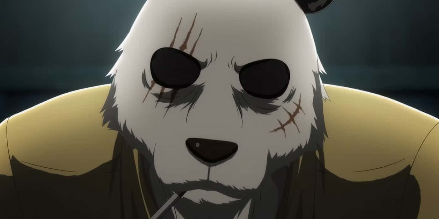 Beastars Gohin, panda character, panda mask, HD Desktop Wallpaper