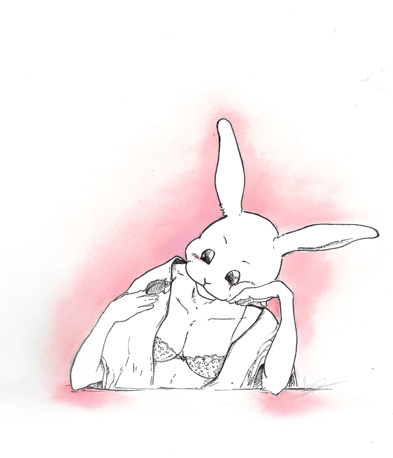 Beastars Haru, rabbit, lingerie, HD Phone Wallpaper