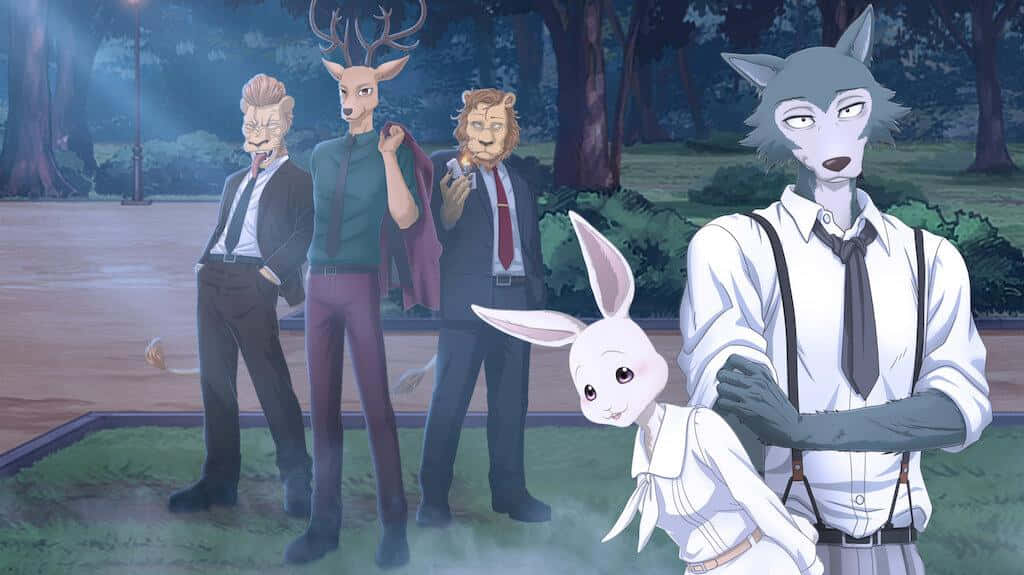 Beastars, anthropomorphic animals, suits, SD Desktop Wallpaper