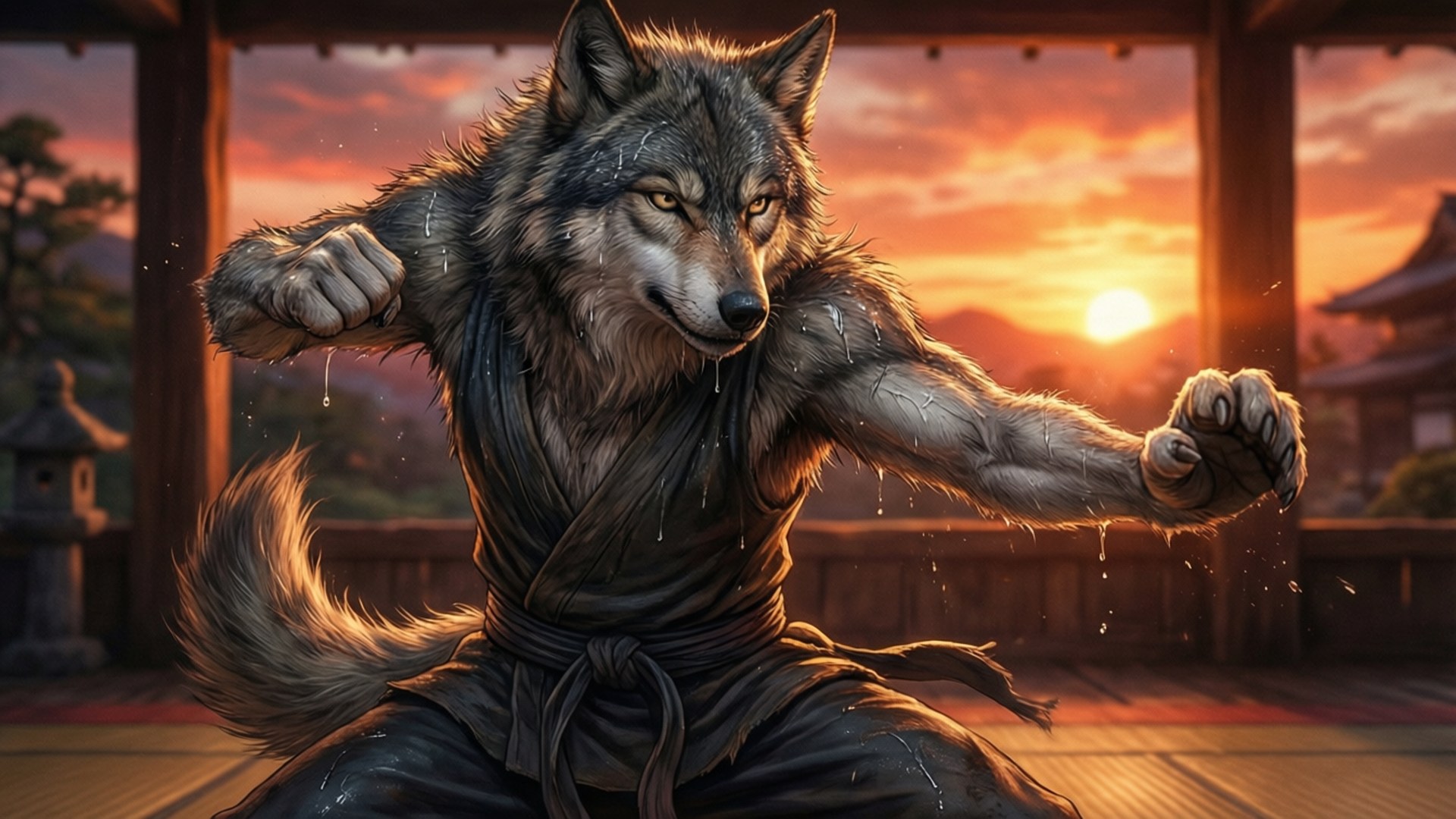 Juno, doji, sunset, Full HD Desktop Wallpaper
