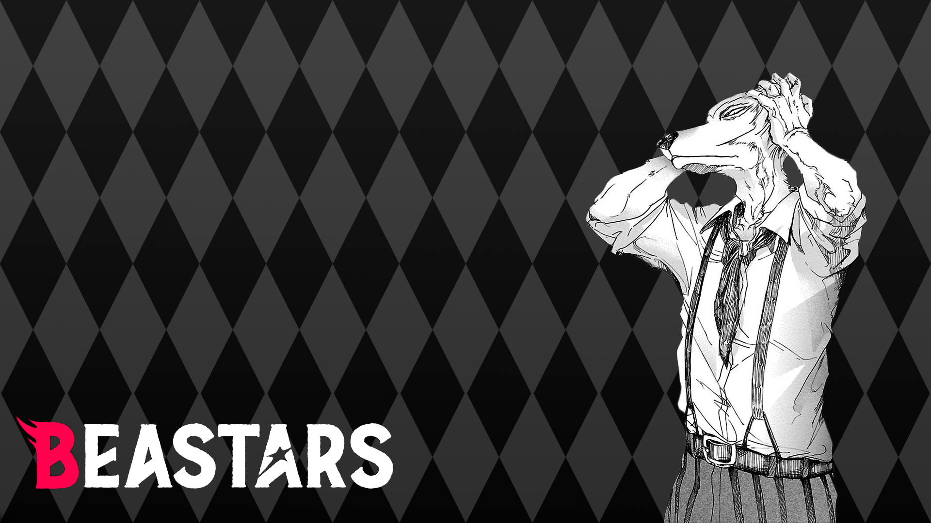Beastars, Legoshi, poster, Full HD Desktop Wallpaper