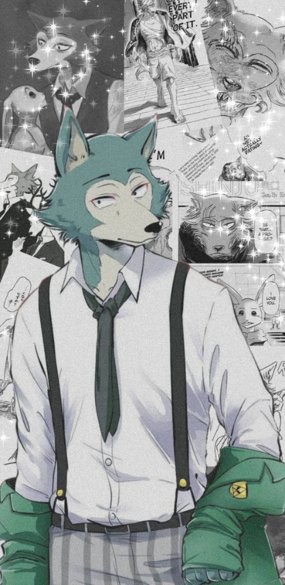 Beastars, Legoshi, collage, Full HD Phone Wallpaper