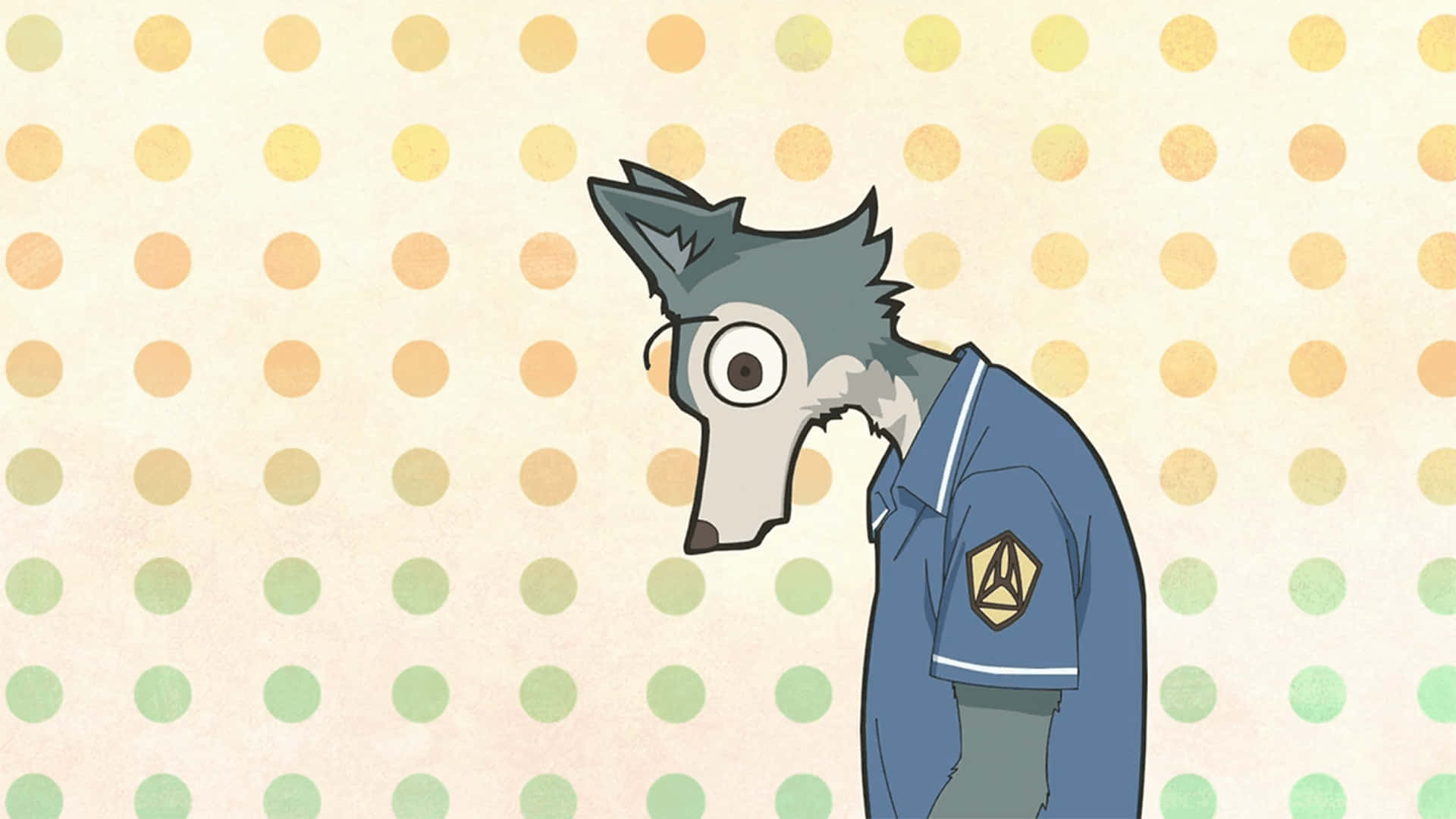 Beastars, Legoshi, gray wolf, Full HD Desktop Wallpaper