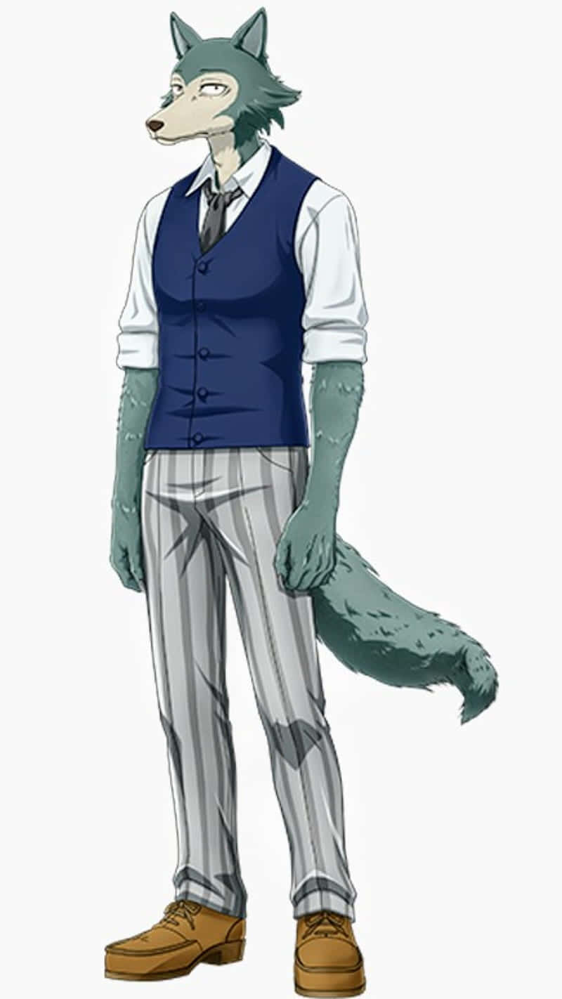 Legoshi, Beastars, blue vest, HD Phone Wallpaper