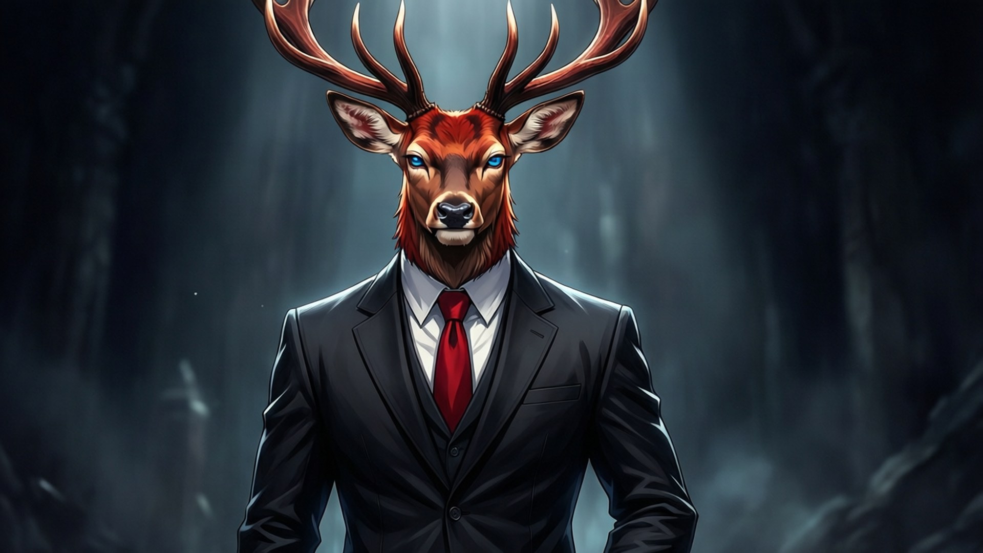 Louis, Beastars, elegant deer prince, Full HD Desktop Wallpaper