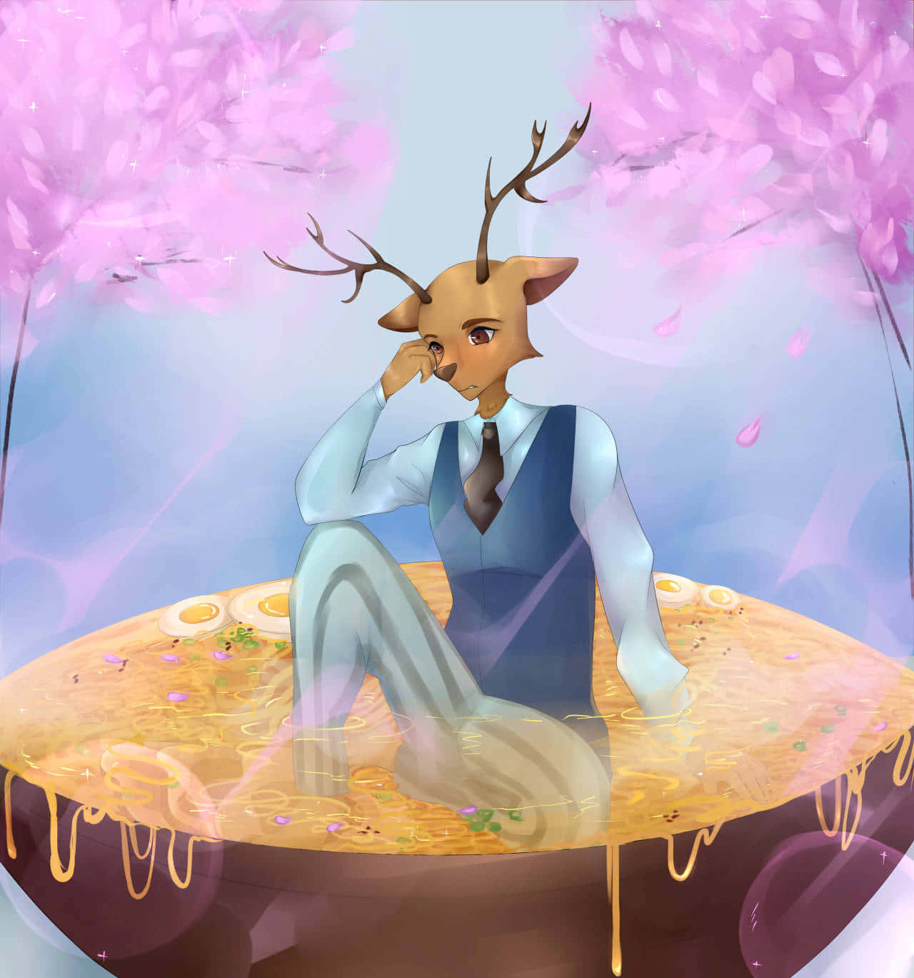Louis, Beastars, deer-headed man, HD Phone Wallpaper