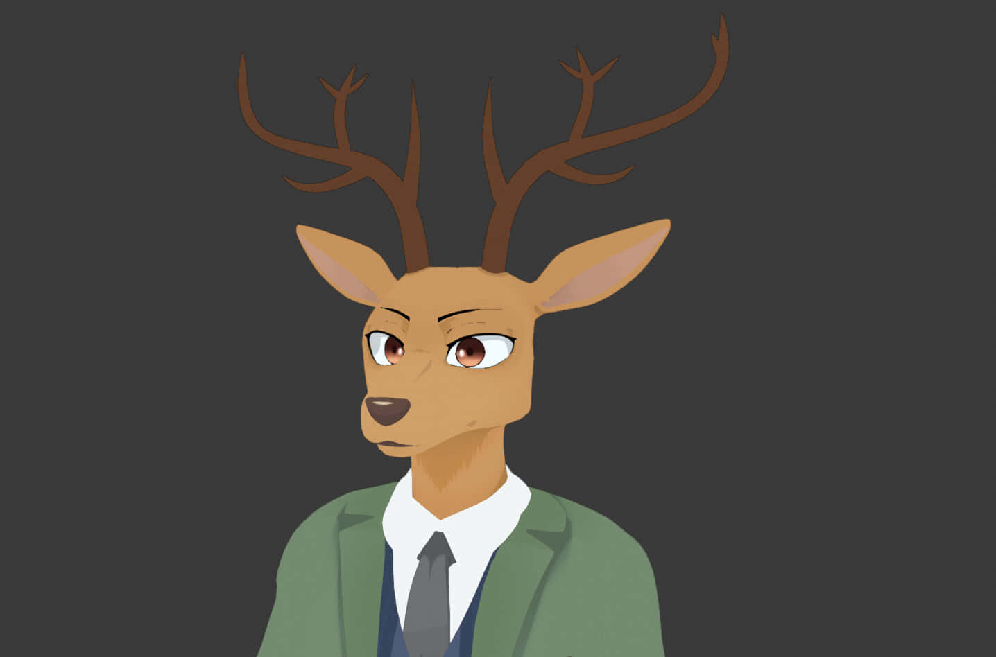Beastars, Louis, green suit, HD Desktop Wallpaper