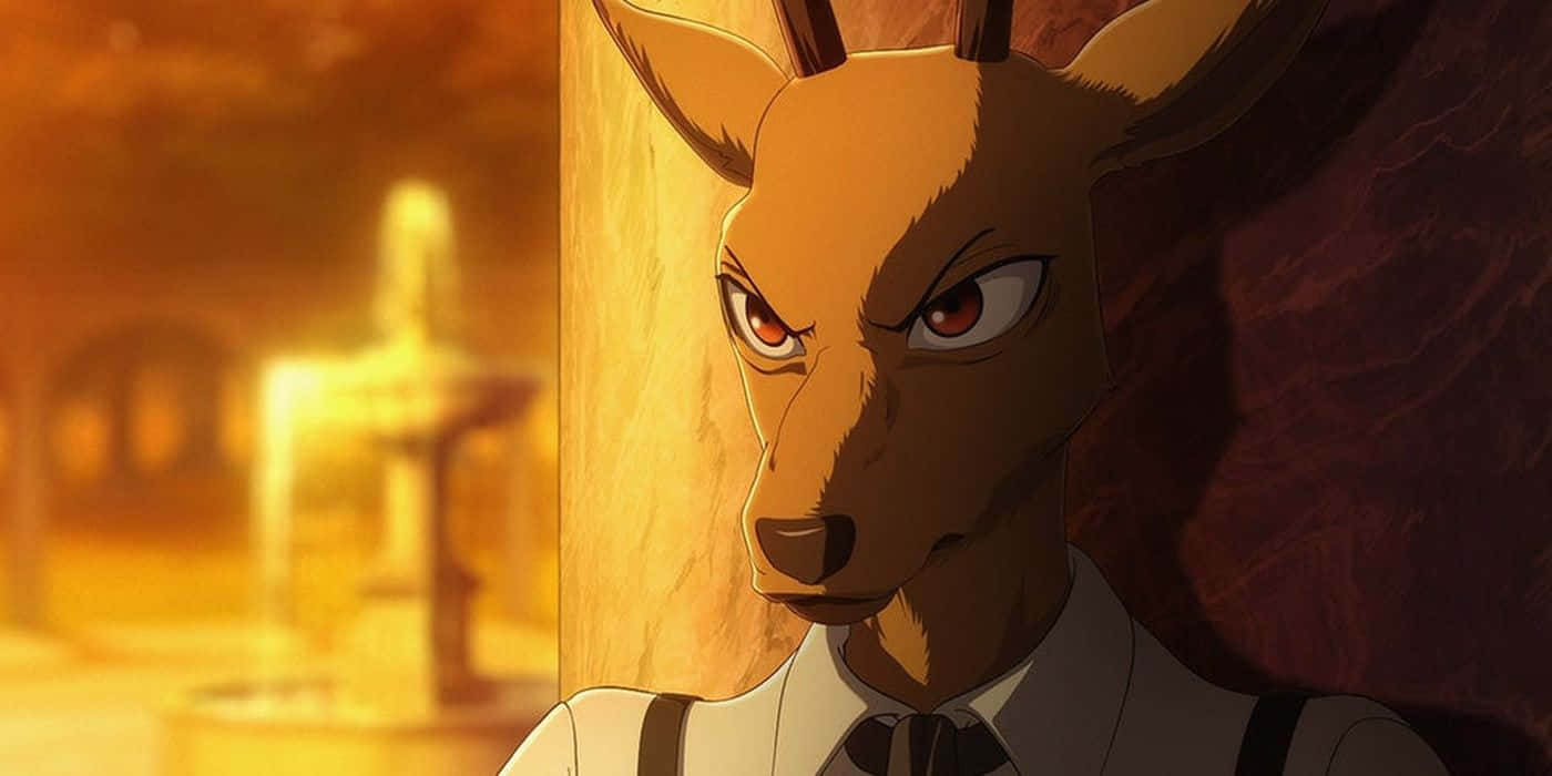 Beastars Louis, red eyes, stern expression, HD Desktop Wallpaper