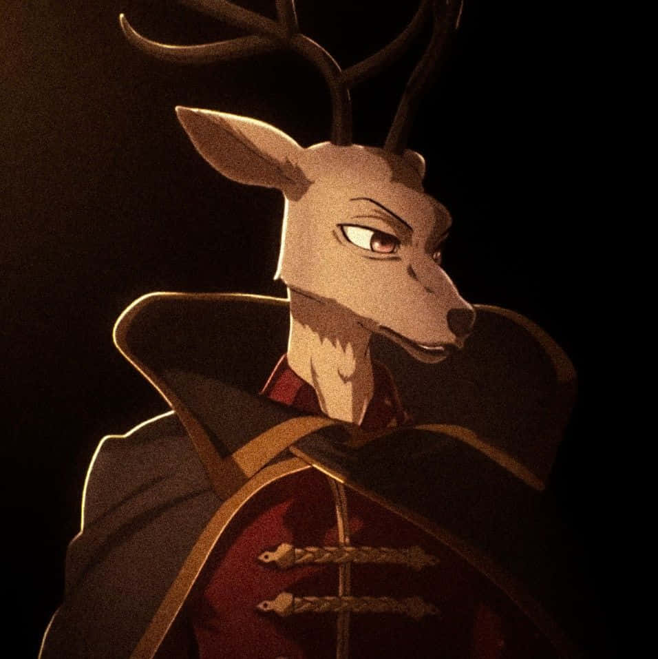 Beastars Louis, anthropomorphic deer, antlers, SD Phone Wallpaper