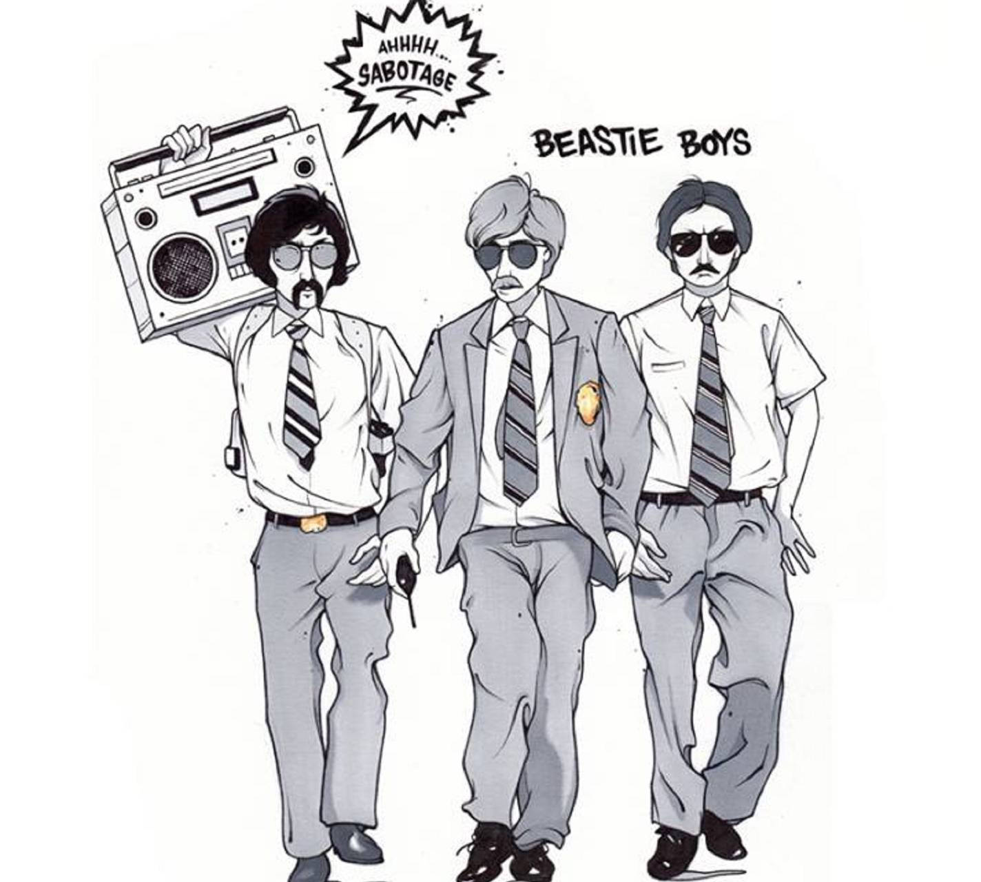 Beastie Boys, sabotage, boombox, HD Desktop Wallpaper