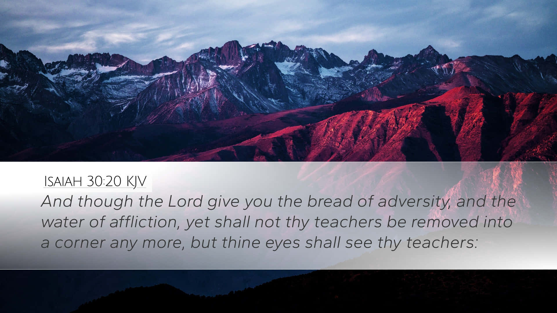 Beautiful Christian, snow-capped mountains, twilight hues, Full HD Desktop Wallpaper