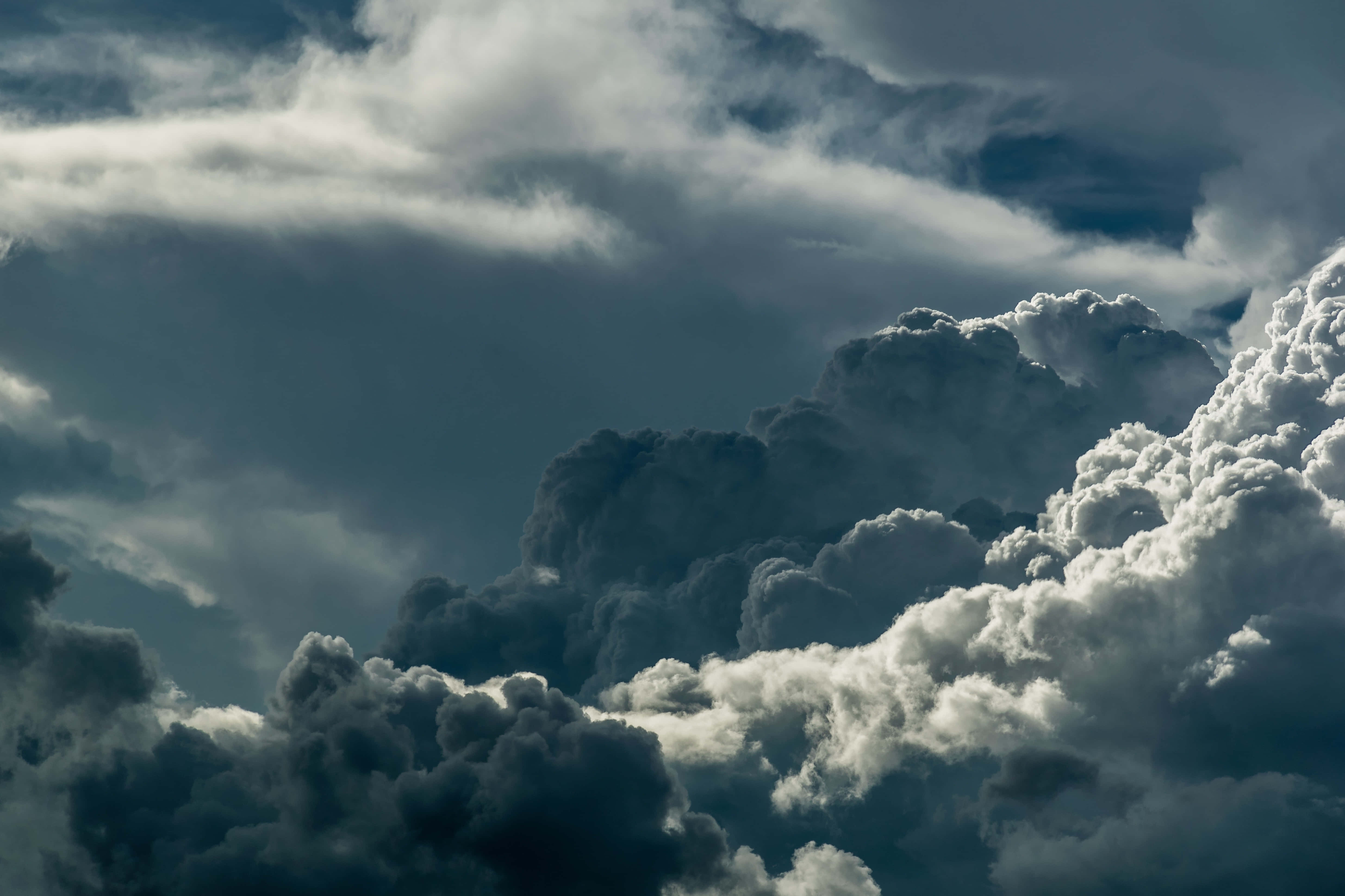 beautiful clouds, sun rising, storm clouds, 5K Desktop Wallpaper