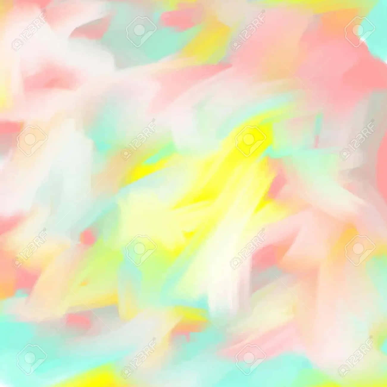 pastel colors, rainbow of colors, fluid brushstrokes, HD Desktop Wallpaper