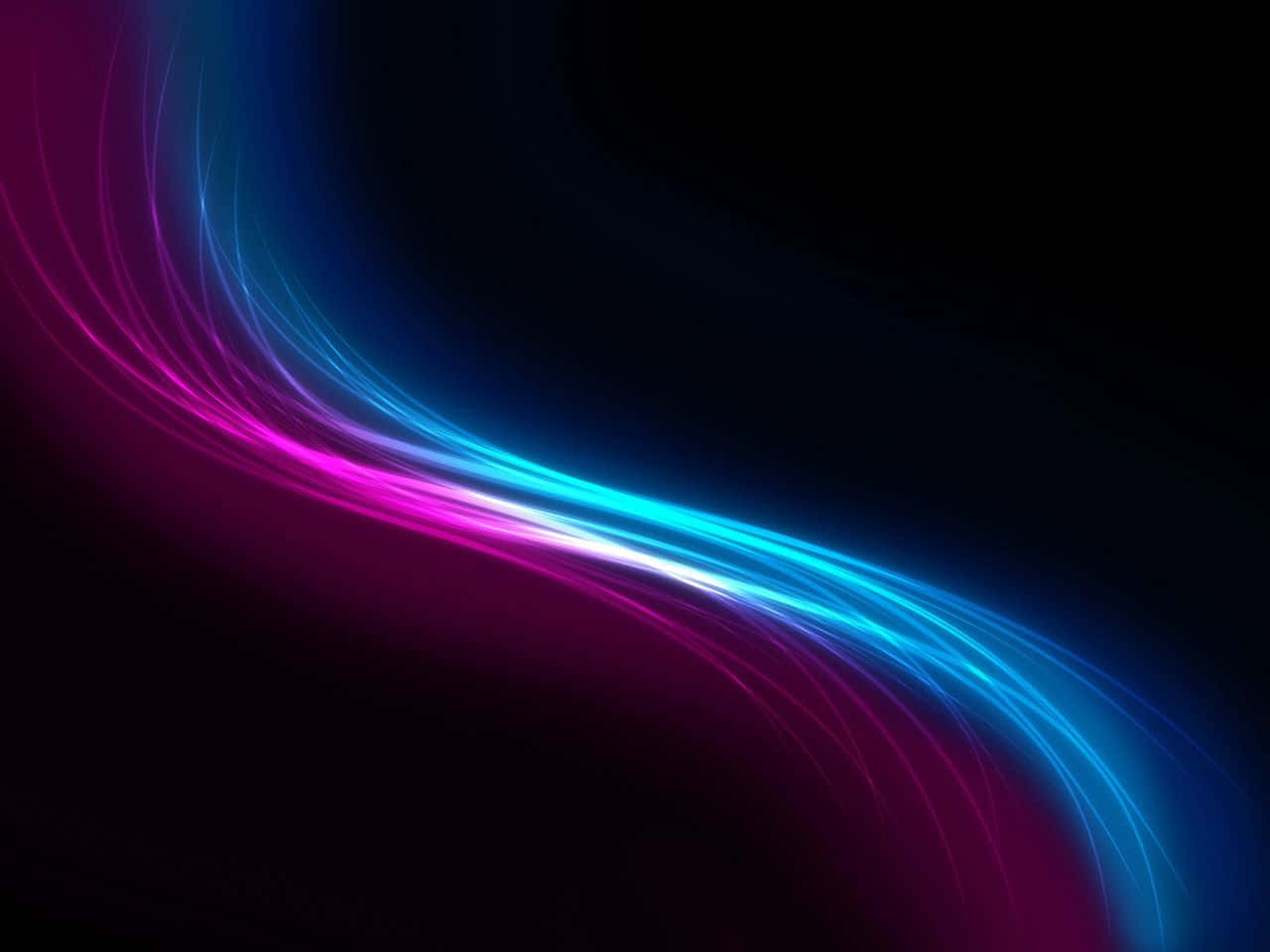 neon blue, magenta, deep black, HD Desktop Wallpaper