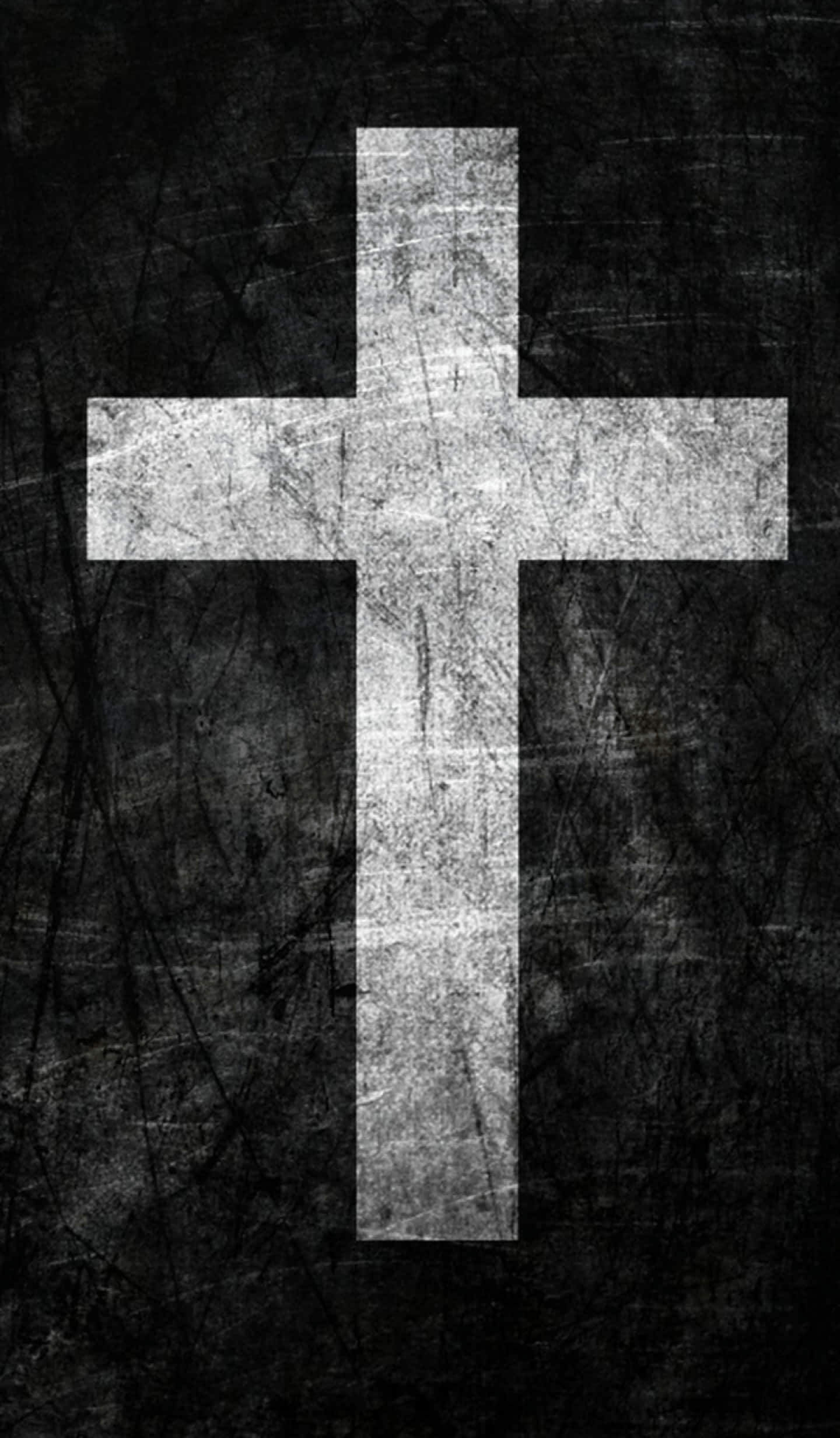 black cross, white cross, dark gritty textured background, Full HD Phone Wallpaper