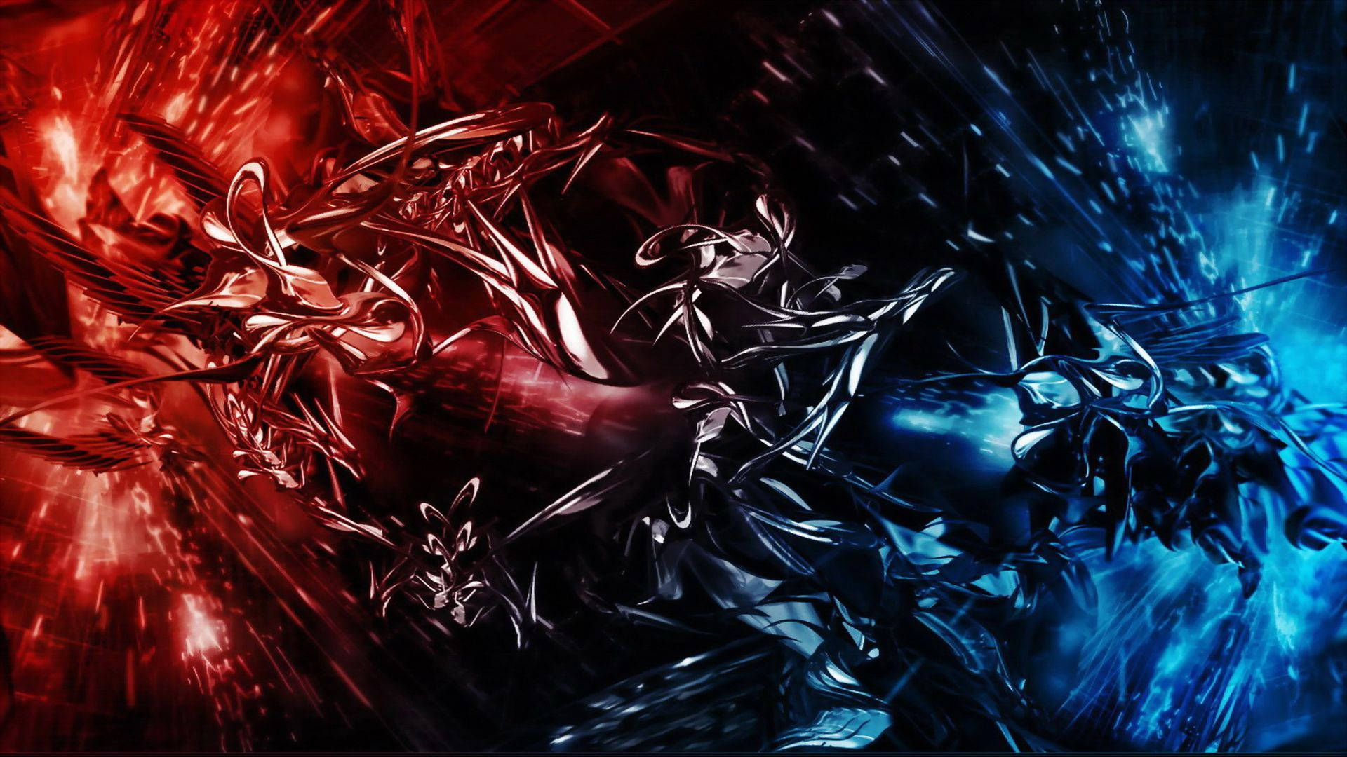 enchanting forest trail, metallic dragons, fiery red, Full HD Desktop Wallpaper