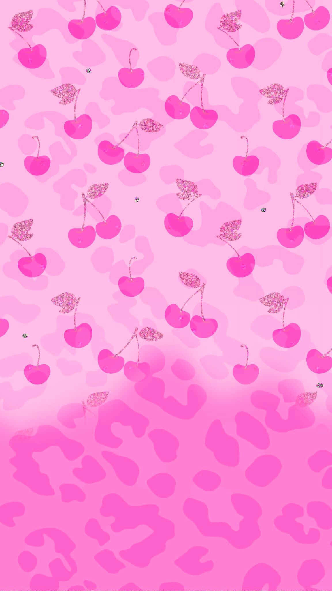 Gorgeous Girl, Fluttering White Dress, Pink cherry pattern, Full HD Phone Wallpaper