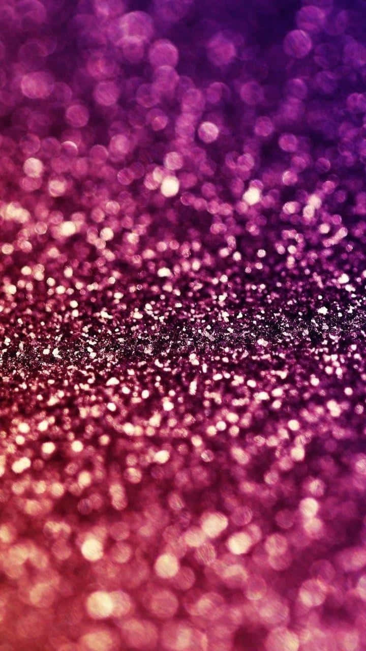 shimmering purple and pink glitter, bokeh highlights, sparkling textured background, HD Phone Wallpaper