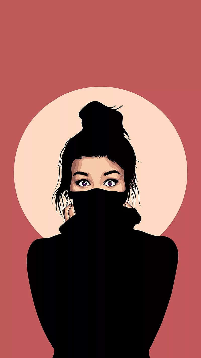purple eyes, dark hair, black hood, HD Phone Wallpaper