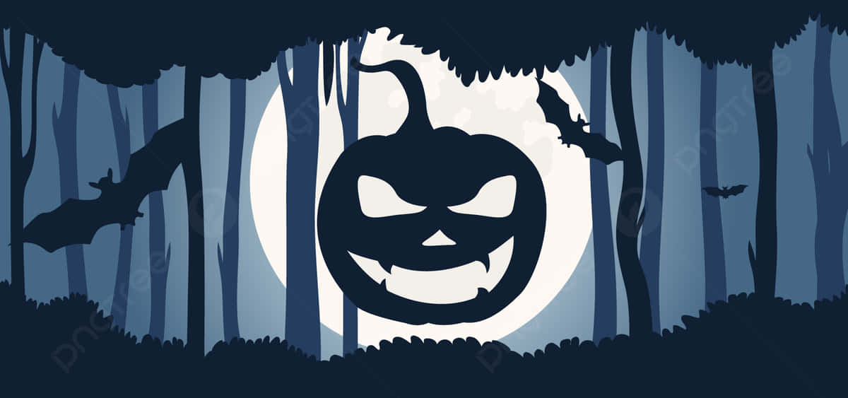 halloween graveyard, full moon, spooky forest, SD Desktop Wallpaper