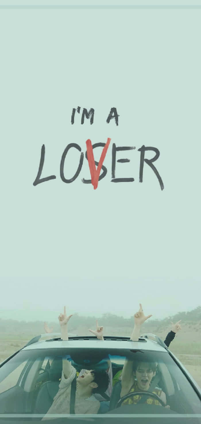 Lover Loser, I'M A LOSER, O crossed out by red slash, HD Phone Wallpaper