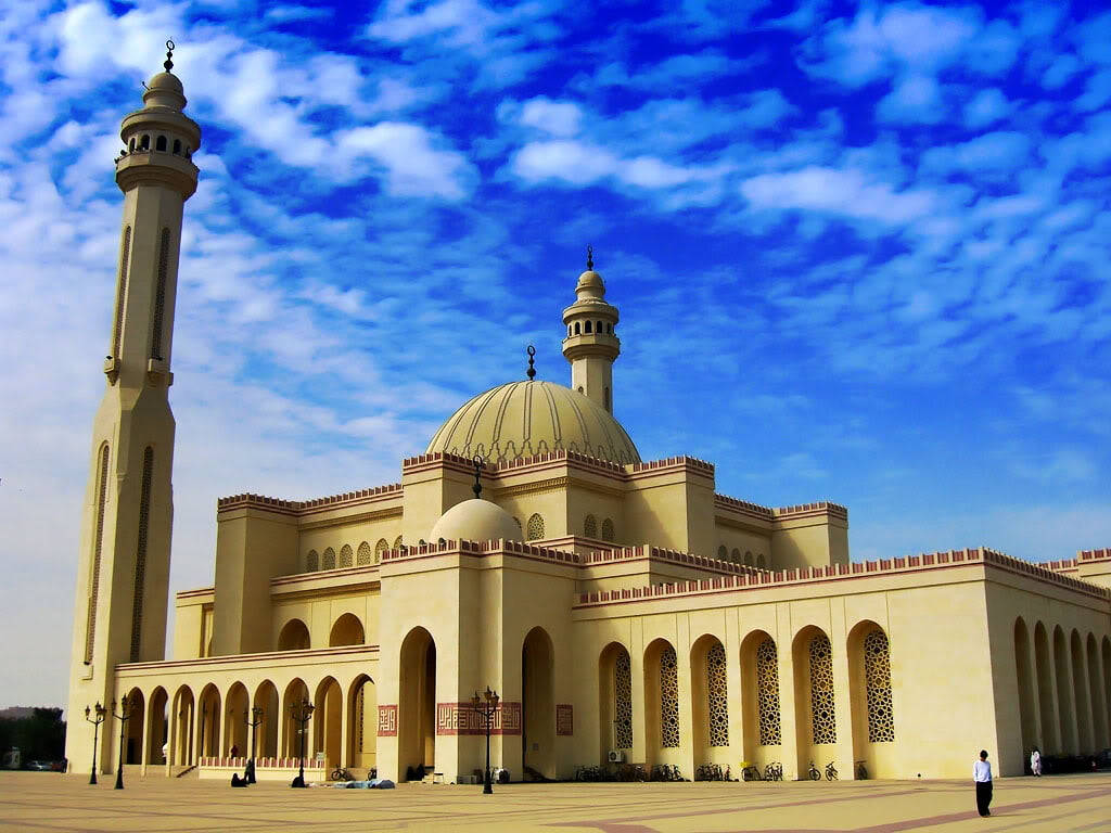 beige, central dome, tall minarets, SD Desktop Wallpaper
