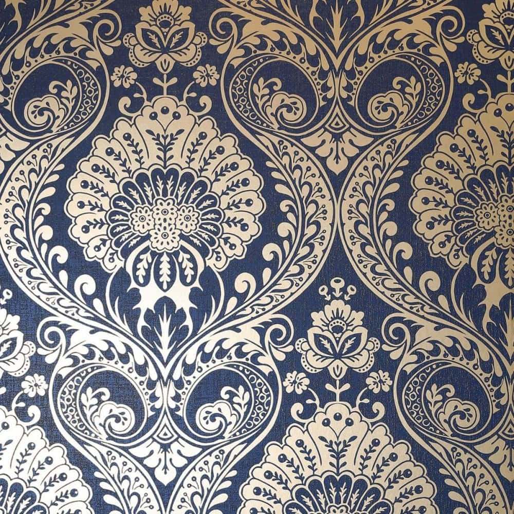 geometric pattern, damask wallpaper, gold, SD Desktop Wallpaper
