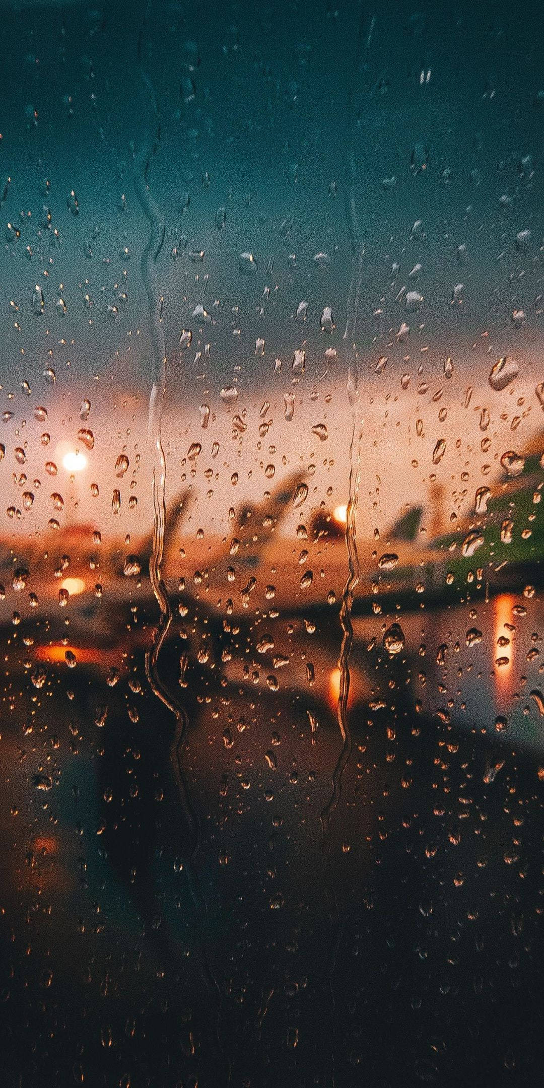 Airport, Raindrops, Window, Full HD Phone Wallpaper