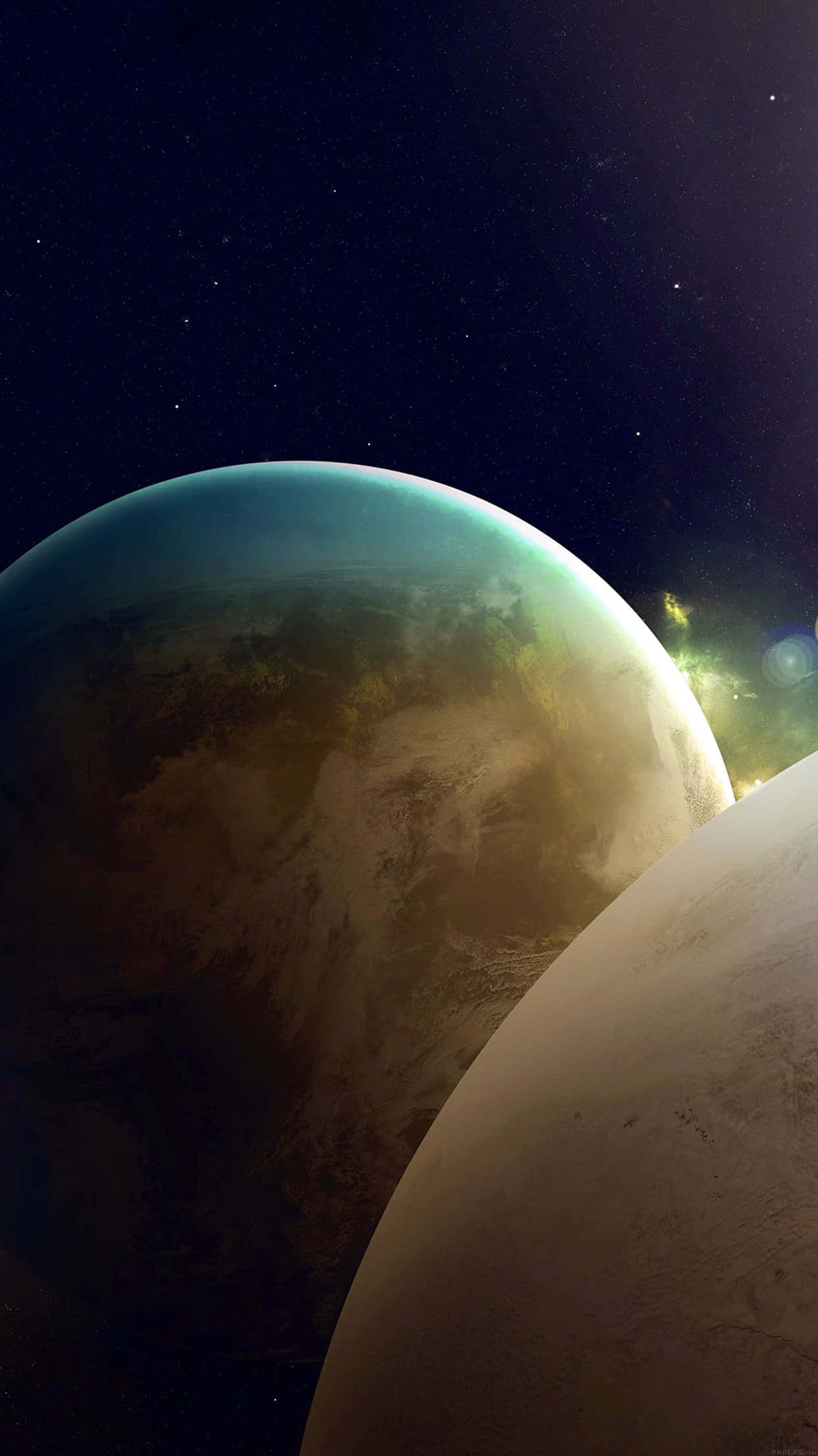Beautiful Space, universe, planets, Full HD Phone Wallpaper