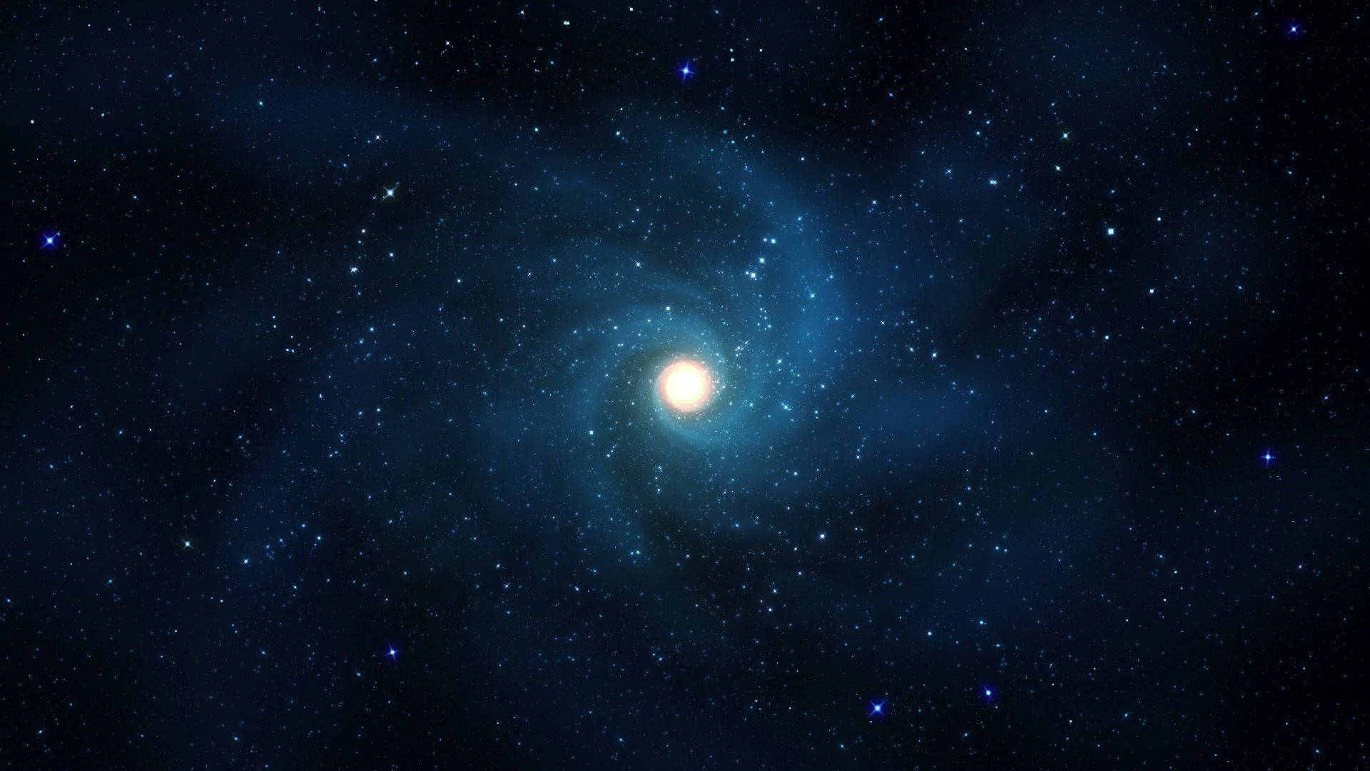 Slick Star, Stunning Star, spiral galaxy, Full HD Desktop Wallpaper