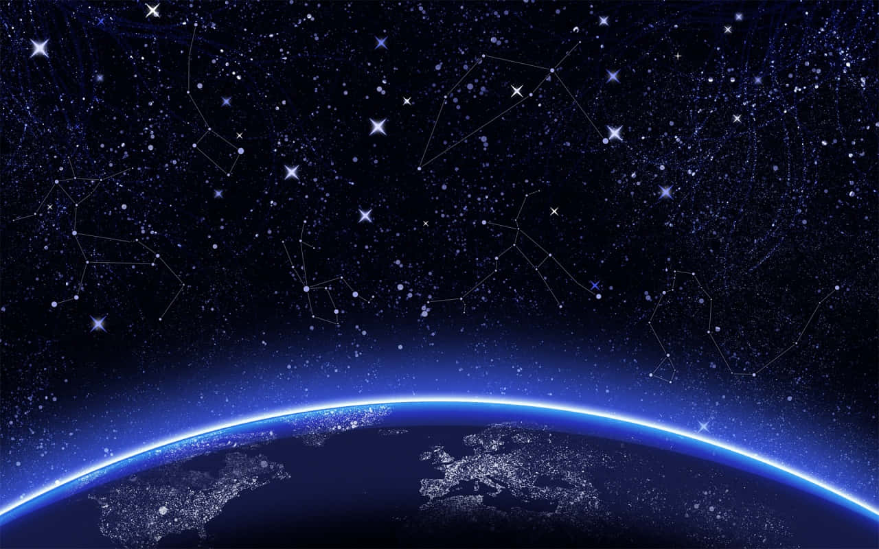 Beautiful Star, Earth, city lights, HD Desktop Wallpaper