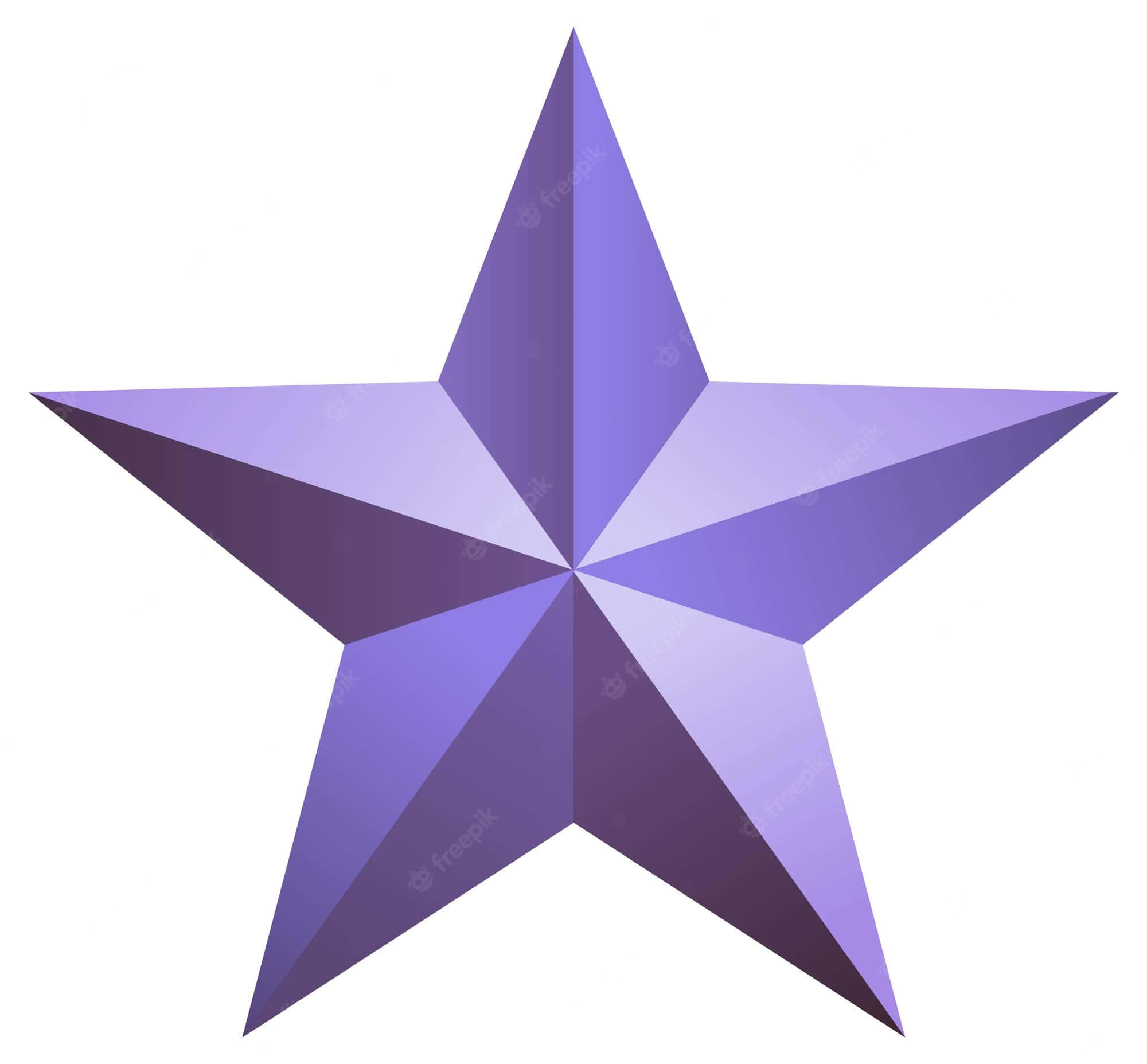 purple star, gradient shading, sharp geometric facets, Full HD Desktop Wallpaper