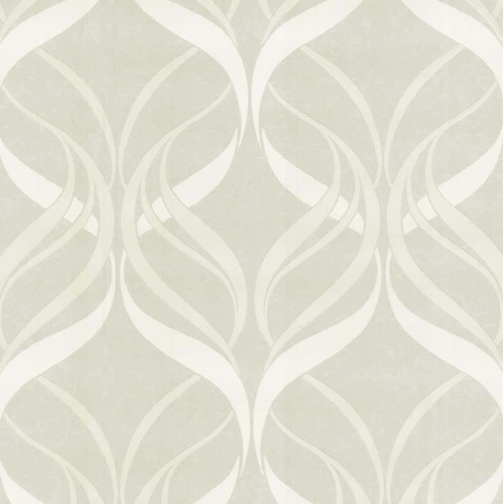 cream, off-white, swirling leaf patterns, SD Desktop Wallpaper