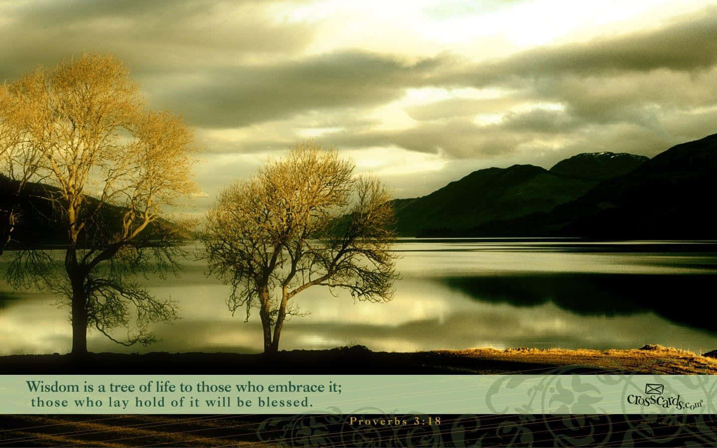 sunset, tranquil ocean, calm lake, HD Desktop Wallpaper