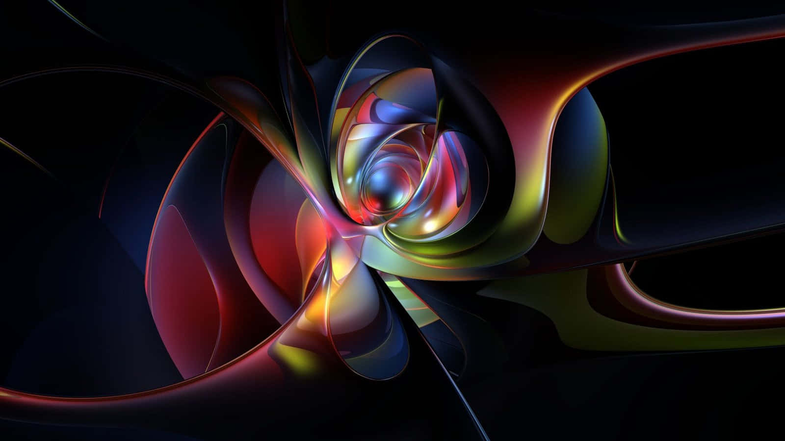 health and beauty, 1600 x 900, vibrant swirling ribbons of color, HD Desktop Wallpaper