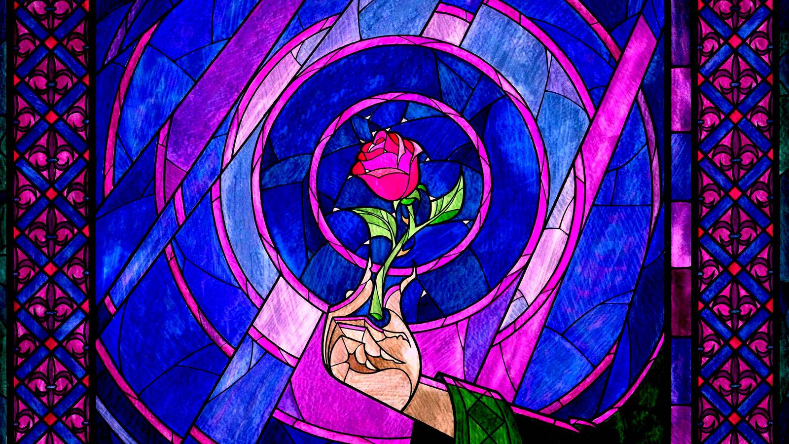 Beauty And The Beast, rose, pink rose, HD Desktop Wallpaper