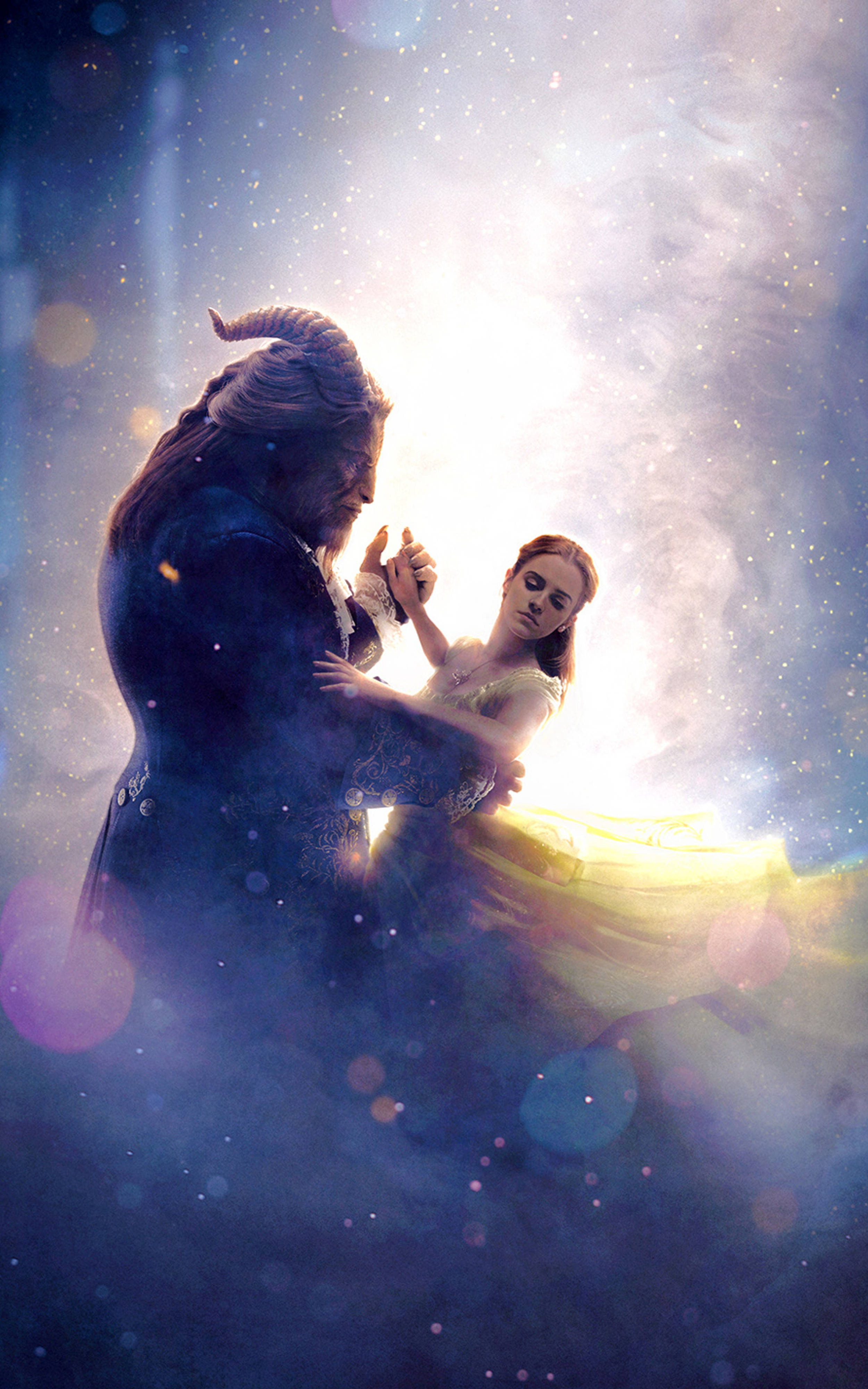 Beauty And The Beast, beast, princess, 4K Phone Wallpaper
