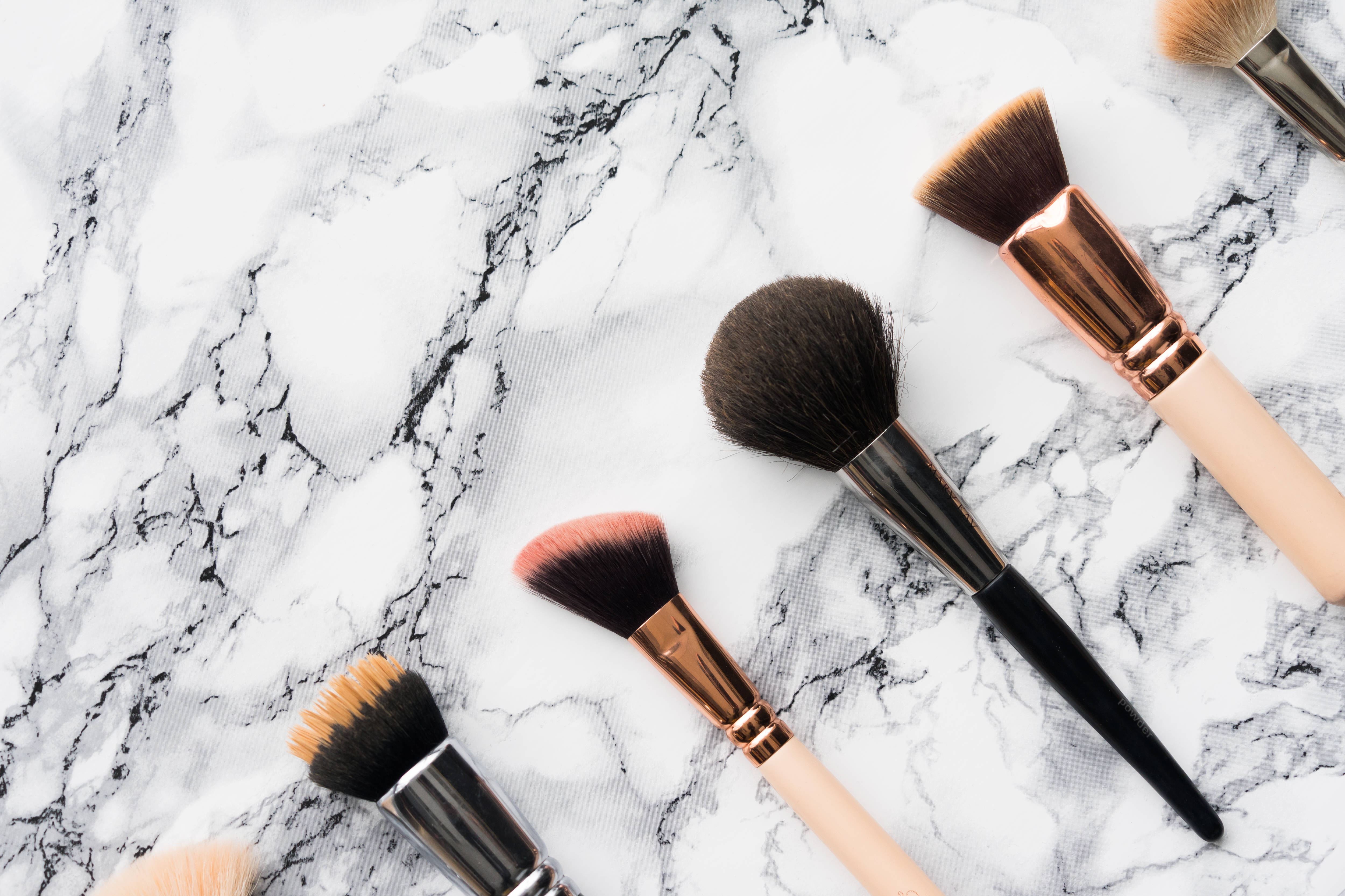 Beauty Salon, rose gold, black, 4K Desktop Wallpaper