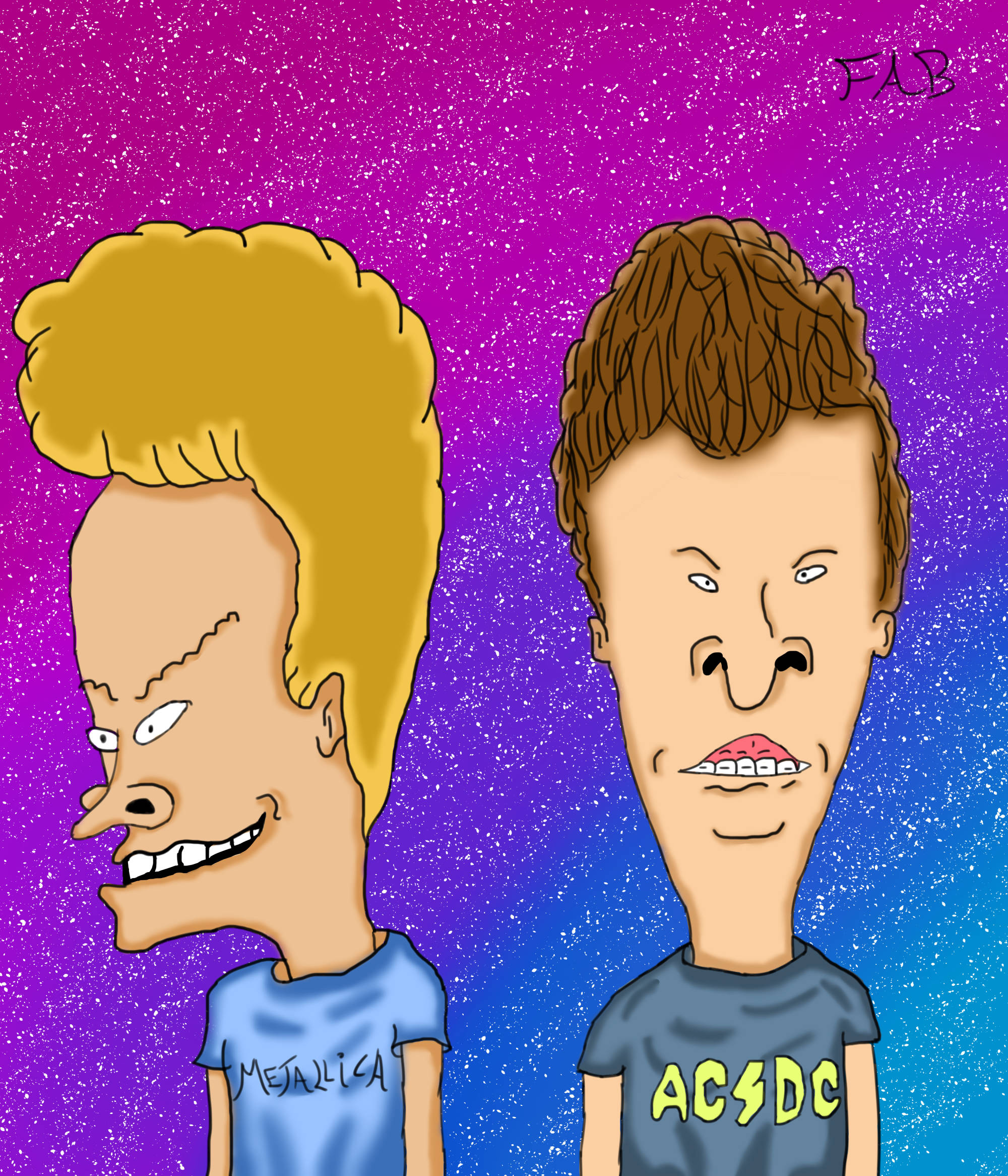 Beavis And Butt Head, colorful, band t-shirts, Full HD Phone Wallpaper