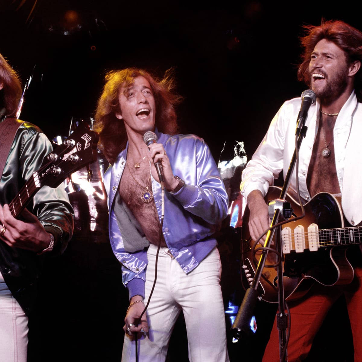 Bee Gees, pop band, live performance, SD Desktop Wallpaper