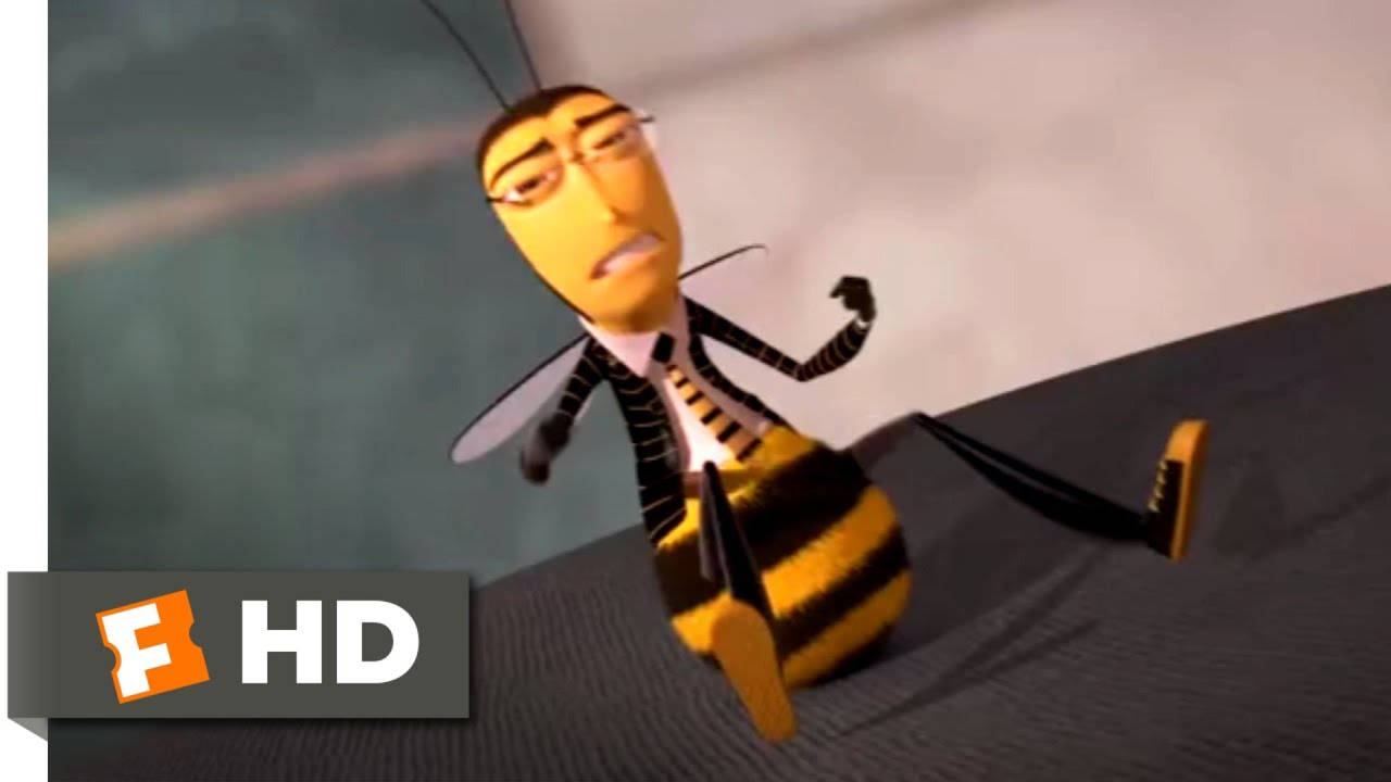 Bee Movie, cartoon bee, suit and tie, HD Desktop Wallpaper