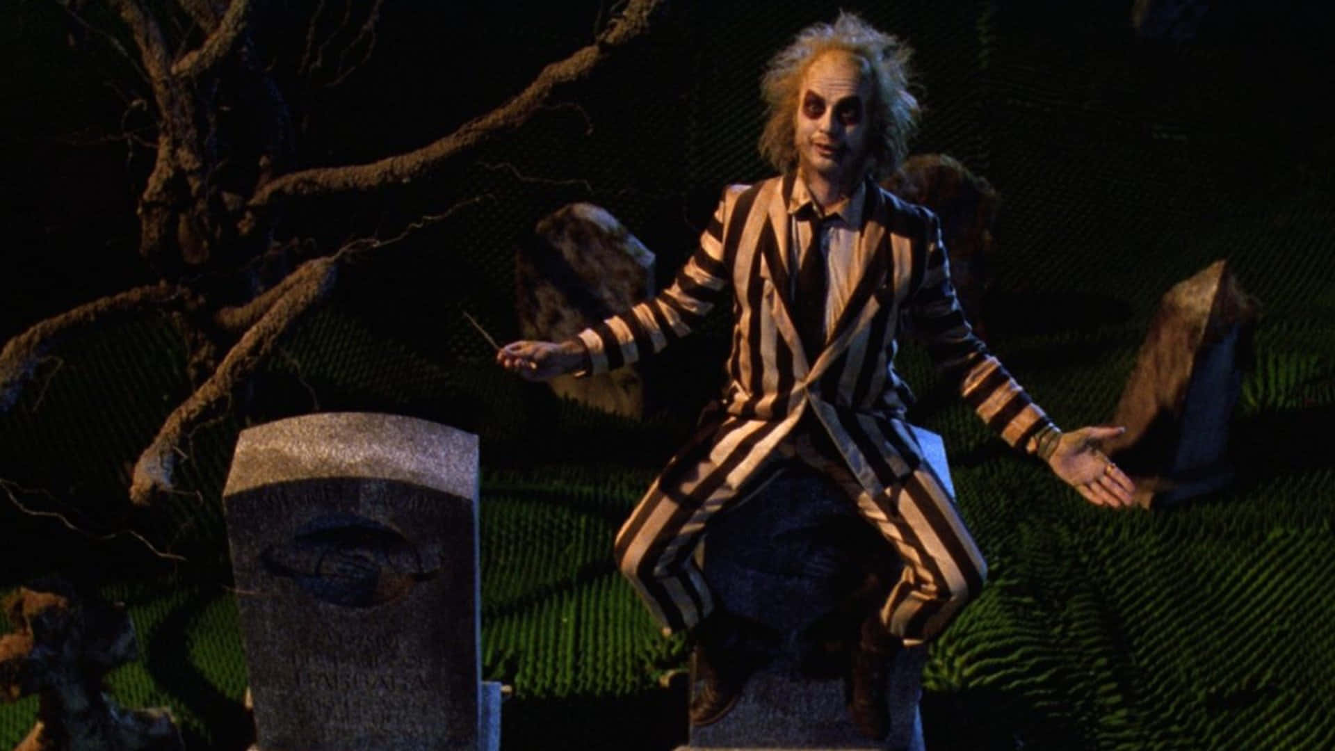 Beetlejuice, graveyard, tombstone, Full HD Desktop Wallpaper