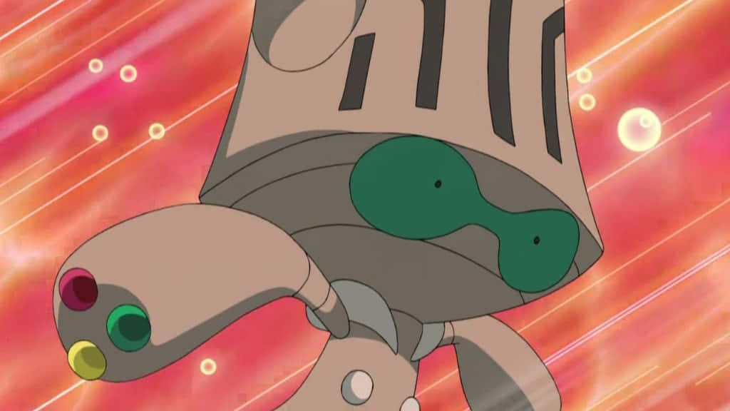 Beheeyem, psychic pokemon, green eyes, SD Desktop Wallpaper