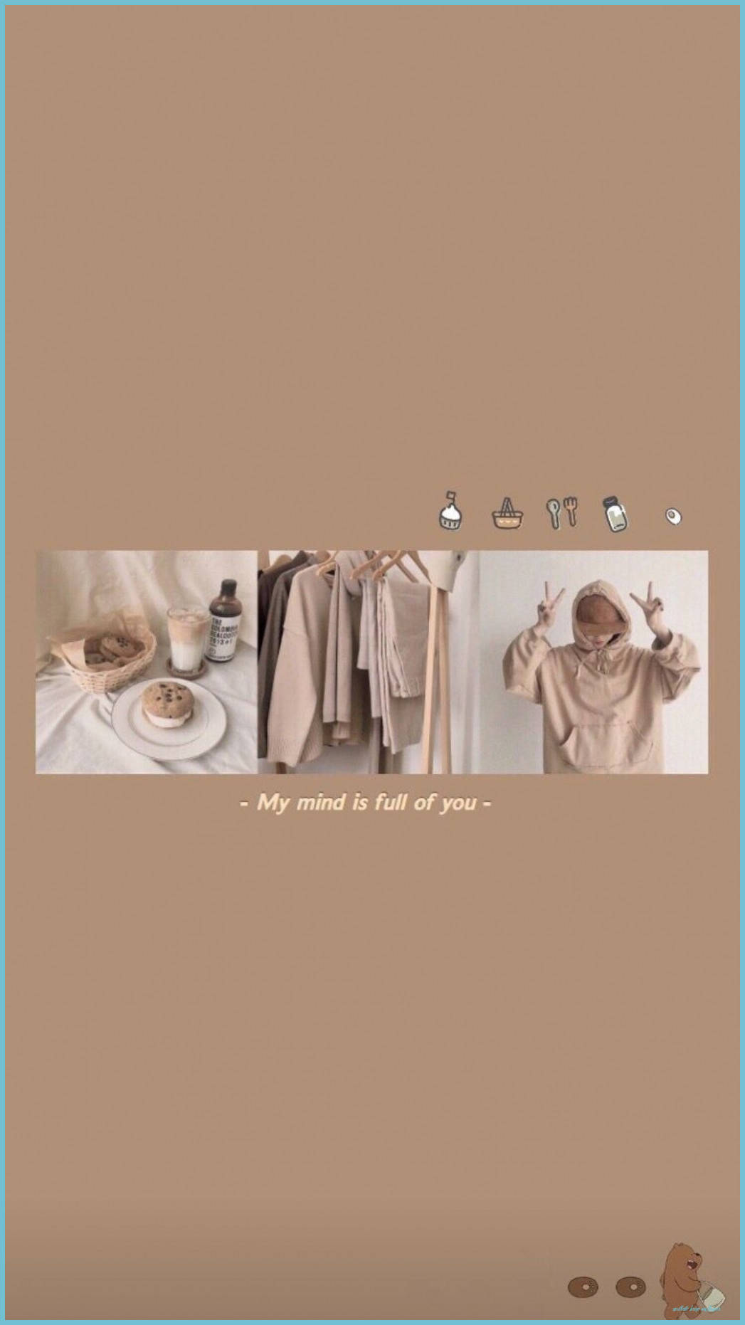 beige-toned collage, hoodie, peace signs, HD Phone Wallpaper